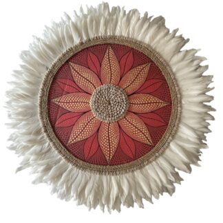 Feather juju hat wall art